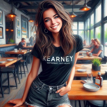 Kearney Restaurant T-Shirt And Denim Art Collection
